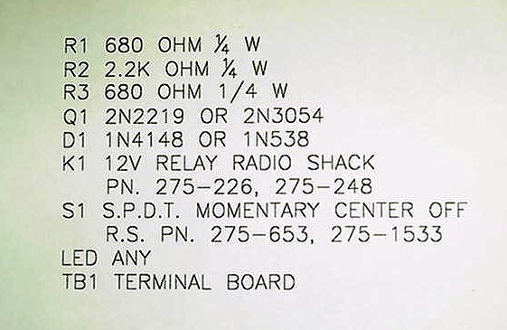 Parts Identification